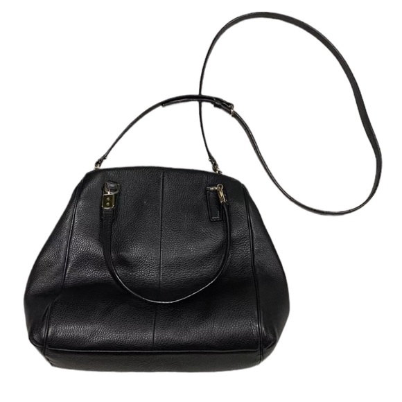 Coach Minetta Pebbled Leather Satchel Crossbody Handbag - Picture 2 of 10